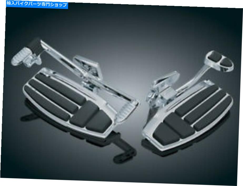 クロームパーツ 本多くんきんGL 1800 01-16 4038用途のクライアキン・ライブ・フロア・エッ・カットクローム - オリジナルのタイトルを表示 本多ゴールドウィングGL 1800 01-16 4038 用Kuryakynドライバフロアボードキットクローム- show original title