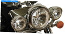 クロームパーツ 川崎VN1600クラシックツインライトセット - Hepco and Beckerによるクロム（2003-2008） Kawasaki VN1600 Classic Twinlight Set - Chrome BY HEPCO AND BECKER (2003-2008)