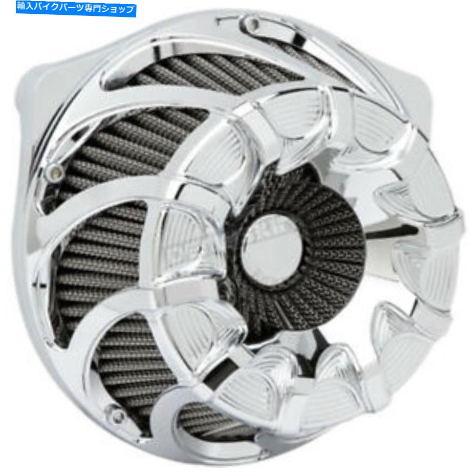 クロームパーツ Arlen Ness Chrome逆シリーズドリフトエアクリーナキット - 18-984 Arlen Ness Chrome Inverted Series Drift Air Cleaner Kit - 18-984