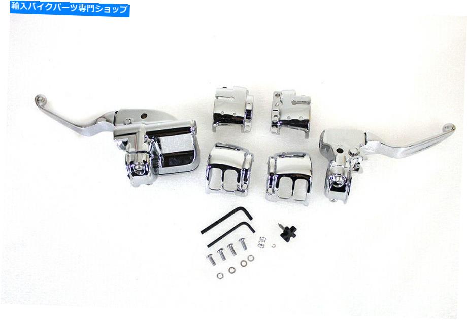 クロームパーツ ハンドルバーコントロールキットクロームはハーレー - ダビッドソンをフィットします Handlebar Control Kit Chrome fits Harley-Davidson