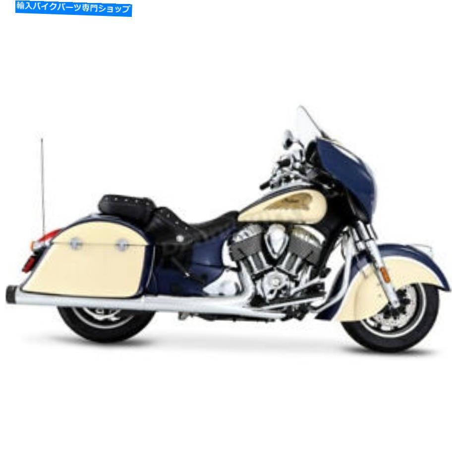 ѡ Rinehart Chrome 4 Inåץޥե顼/֥åɥå - 500-0502 Rinehart Chrome 4 in. Slip-On Mufflers w/Black End Caps - 500-0502