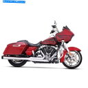 クロームパーツ Rinehart Chrome 2に1システムw /黒エンドキャップ - 200-0106 Rinehart Chrome 2 into 1 S...