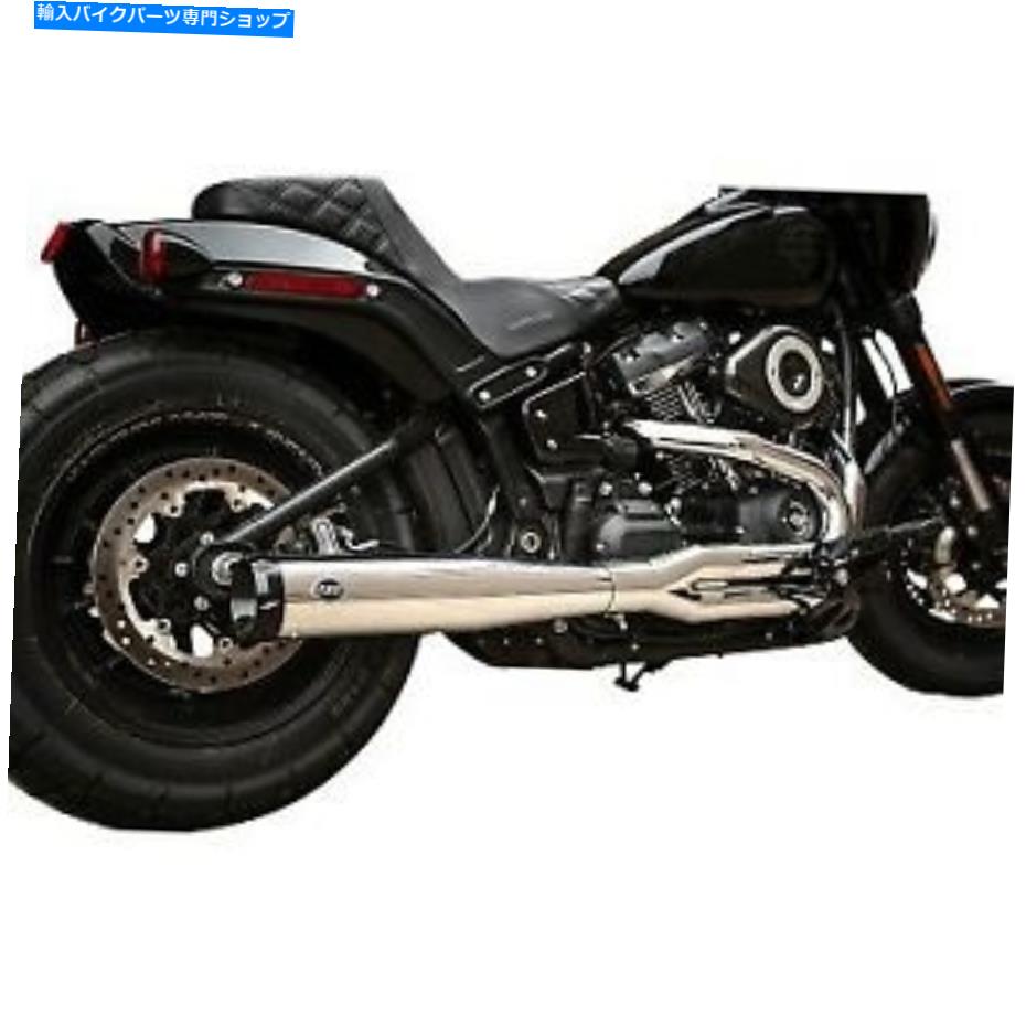 ѡ SSॹѡ꡼ȥϡ졼եӵƥ18-20 S&S Chrome Superstreet 2-into-1 Exhaust System for Harley Softail 18-20