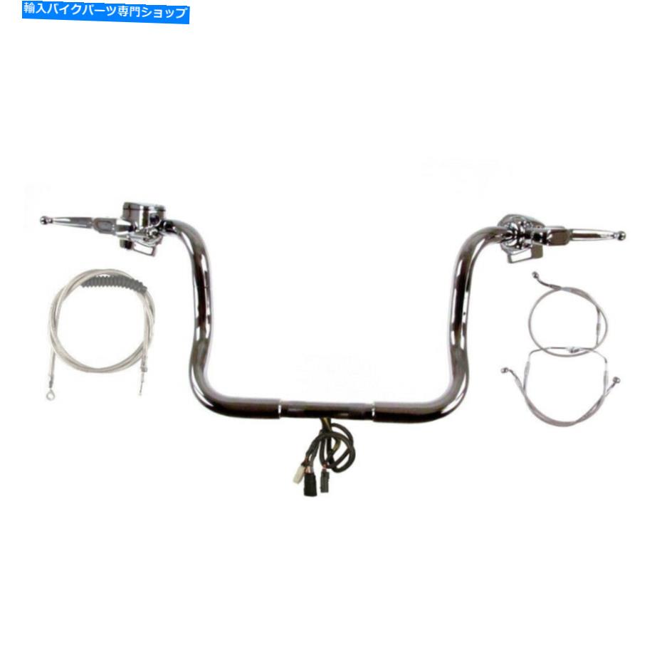 クロームパーツ 1 1/4 "Chrome 12" APEハンガーキット2008-2013ハーレーストリートグライドW /クルーズ..