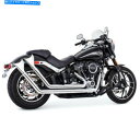 クロームパーツ フリーダム性能クロームアップスイープ排気排気/シャークテールエンドキャップ - HD00763 Freedom Performance Chro...