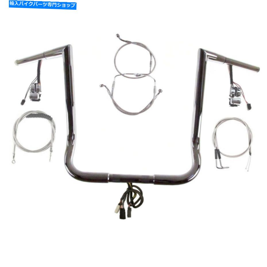 クロームパーツ 1 1/4 "Chrome 16" Prewread Jarhead Kit 1996-2006ハーレー・エレクトラグライドW /ク..