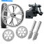 ѡ RC 26ͺʥۥ륿ͥå졼եȥɥѥåϡ졼ǥ奢ǥ RC 26 Majestic Chrome Wheel Tire Neck Rake Front End Package Harley Dual Disc