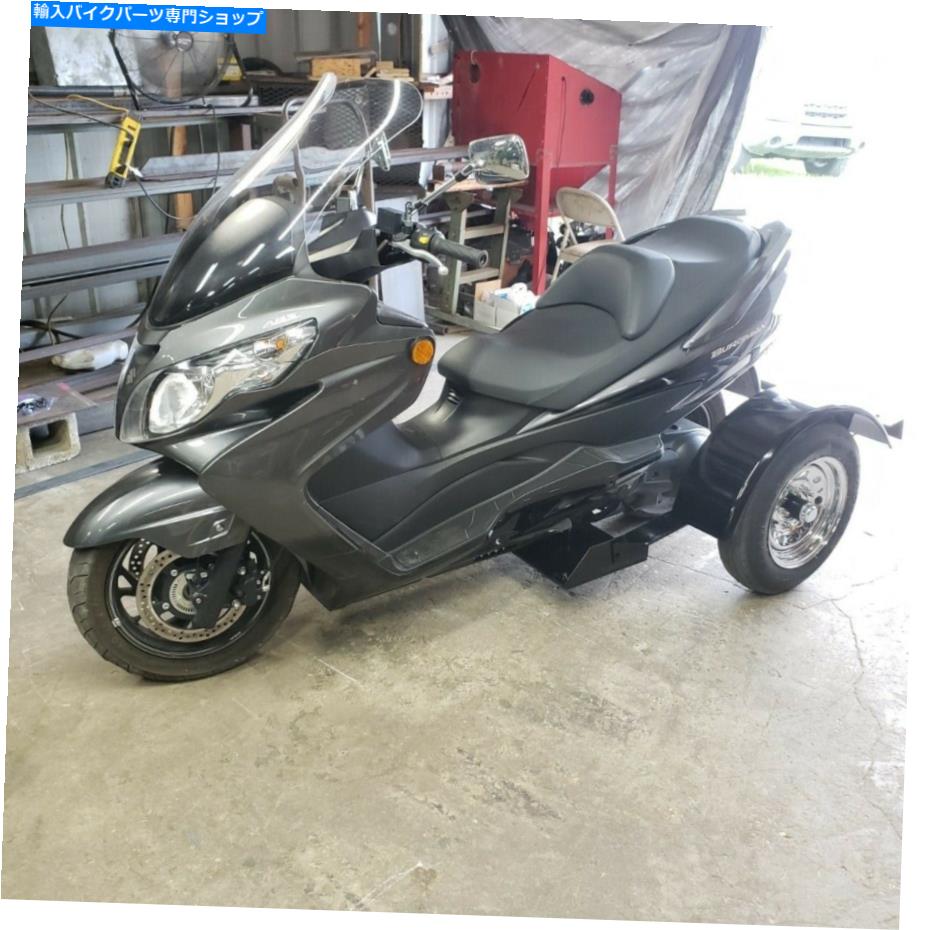 クロームパーツ 12inクロムホイールを備えたスクータースティック変換キット ScooterTrike conversion kit with 12in chrome wheels