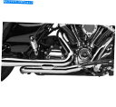 クロームパーツ COBRA PowerPortヘッドパイプ2017-19ハーリーFLH / FLT - Chrome - 6255 Cobra Powerport Head Pipes for 2017-19 Harley FLH / FLT - Chrome - 6255