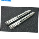 クロームパーツ Rinehart Chrome 4 In。スリップオンマフラーW /クロムスロットエンドキャップ - 500-0502Cスロット Rinehar...