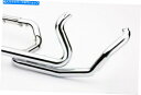 クロームパーツ Harley Flh / FLTモデルのためのCOBRA Powerportデュアルヘッドパイプ - Chrome - 6253 Cobra Powerport Dual Head Pipes for Harley FLH / FLT Models - Chrome - 6253