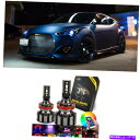 USヘッドライト H11 / H8 / H9カラー変更LEDヘッドライト電球 H11/H8/H9 color changing led headlight Bulbs