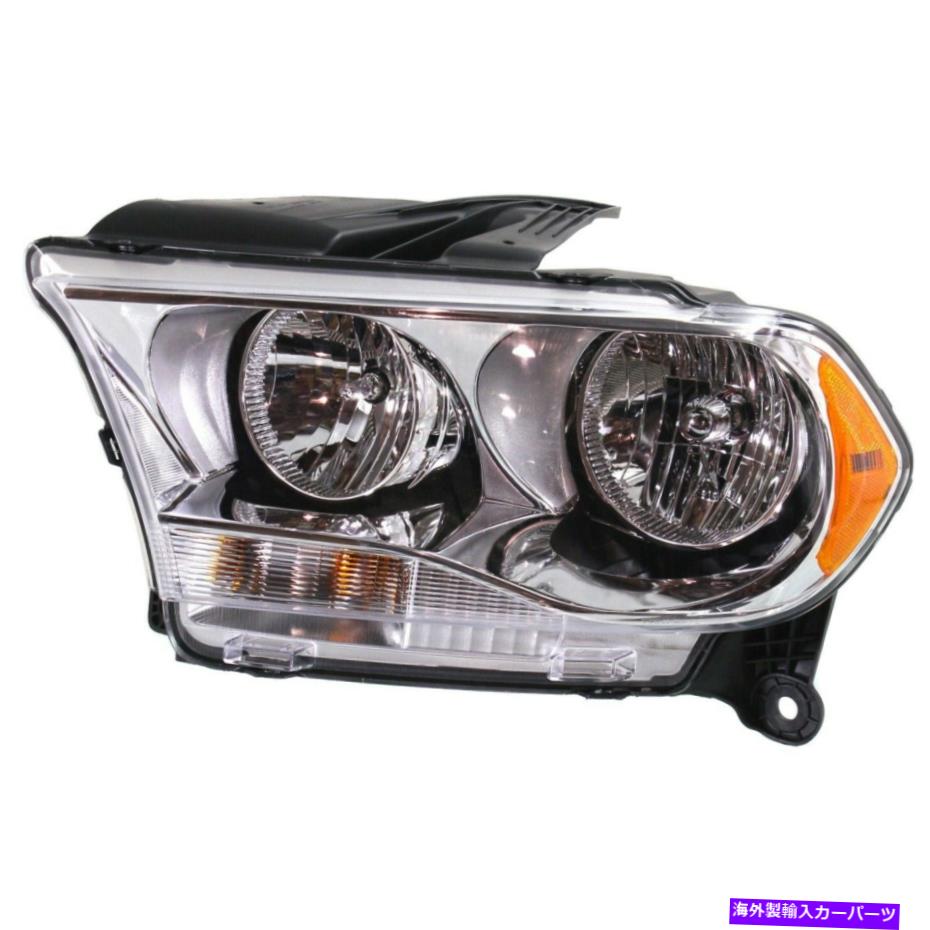 USヘッドライト 2011年2013年2013年Dudge Durangoのハロゲンヘッドライトクローム内部の左サイドLH Hal..