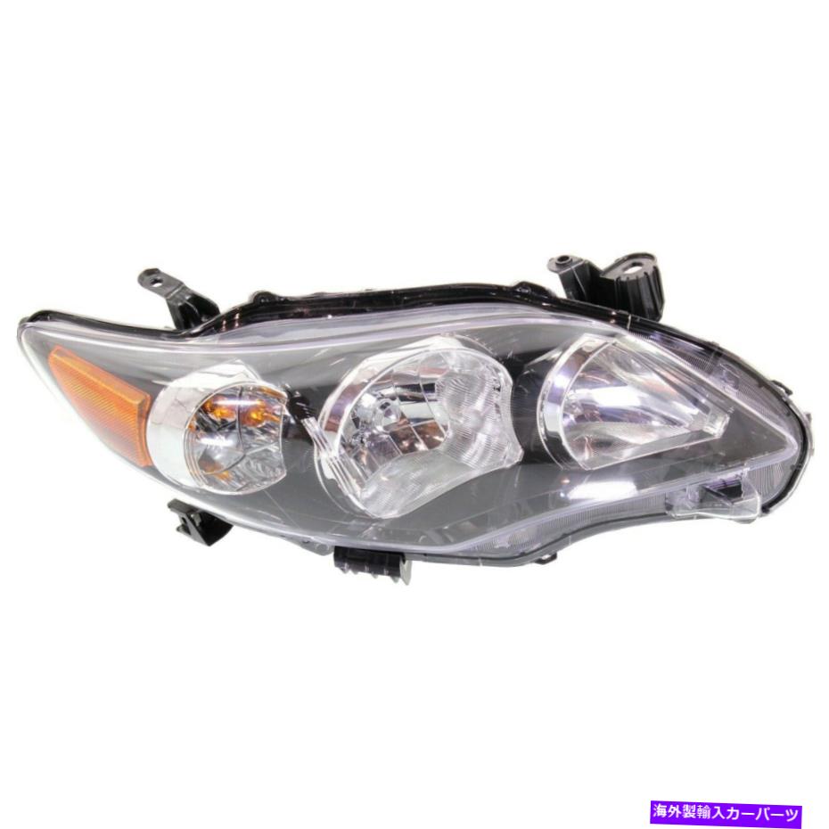 USإåɥ饤 Headlight 2011ǯ2013ǯ2013ǯ2013ǯȥ西鱦ϥ󥰥Х֥ Headlight For 2011 2012 2013 Toyota Corolla Right Black Housing With Bulb CAPA