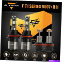 USヘッドライト AUXBeam T1 9007 LED CANBUS HEADLIGHT H11フォグ電球2005-2019 AUXBEAM T1 9007 ...