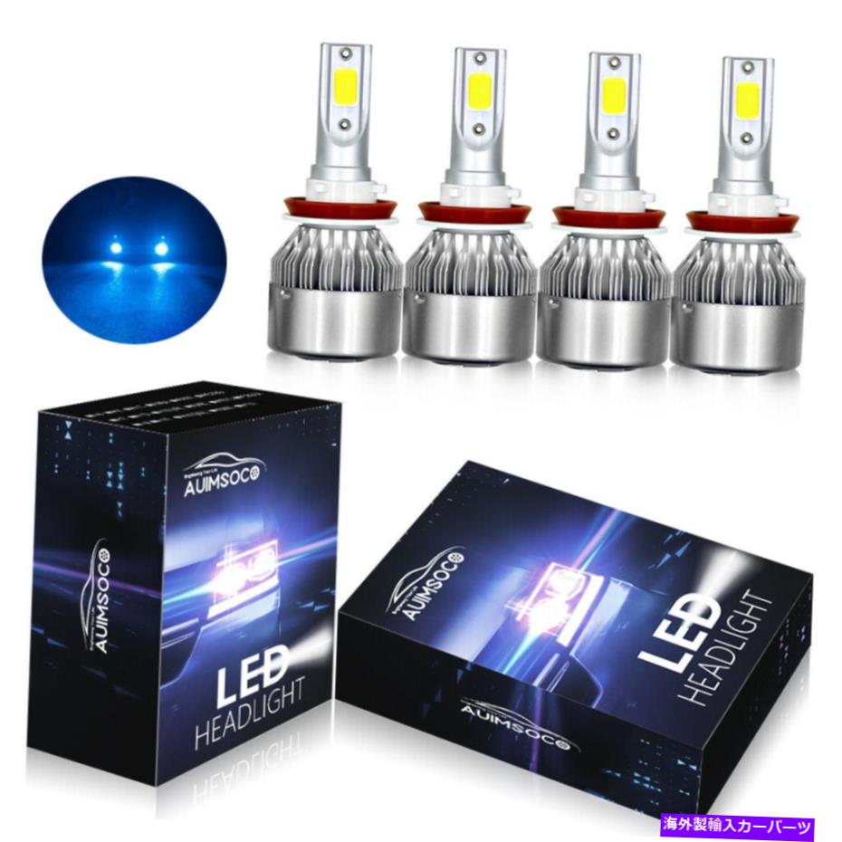USヘッドライト 2007-2018日産Altima H11 H11 LEDヘッドライト電球の高さの低ビームアイスブルー 2007-2018 For Nissan Altima H11 H11 LED Headlight Bulbs High Low Beam Ice Blue