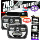 USヘッドライト 7x6 LED車のヘッドライトヘッドライトヘッドランプのためのシボレーエクスプレス貨物ンバン1500 2500 3500トラック 7x6 LE...