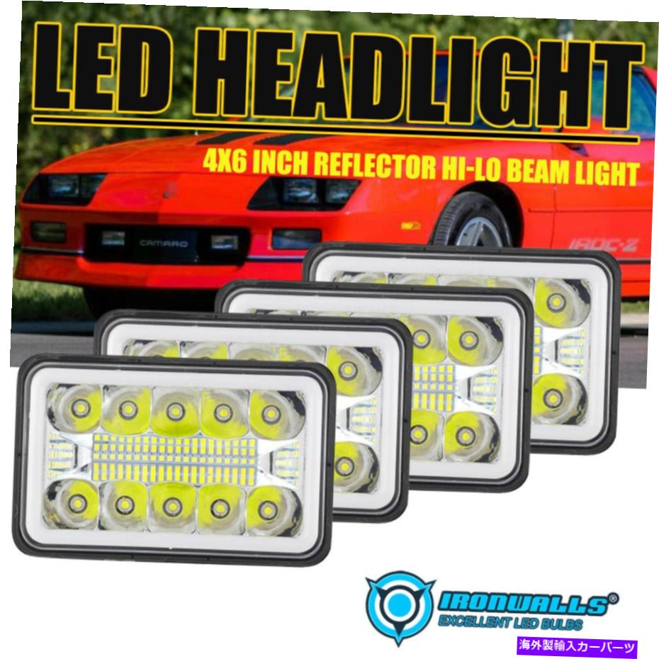 4PCS 4"X6" LED Headlight Sealed Hi/Low Beam DRL Fit For Chevrolet Camaro H6456カテゴリUSヘッドライト状態新品メーカー車種発送詳細全国一律 送料無料（※北海道、沖縄、離島は省く）商品詳細輸入商品の為、英語表記となります。Condition: NewBrand: IRONWALLSAssembly Type: SealedManufacturer Part Number: SM-20210527-0021-154154KIAKMHKSJ54SJSJLens Color: ClearBulb Type: LEDHousing Color: Chrome (Crystal)Headlight Style: ProjectorCountry/Region of Manufacture: United StatesInterchange Part Number: 4x6 InchSuperseded Part Number: For Kenworth PeterbiltOther Part Number: For Kenworth PeterbiltFitment: vehicles with 4"x6" sealed beam headlightsPlacement on Vehicle: Front, Rear, Left, RightWorking Voltage: 12 VWarranty: 5 YearLED Wattage: 500 WBundle Listing: NOColor Temperature: 6000 KFitment Type: Direct ReplacementPlug: Factory H4 Plug With Hi/Lo Beam FunctionCertifications: DOT, SAE, IP68Moisture Resistance Rate: IP68Bulbs Included: YesSize: (Single Work Light): 4"* 6"(170*108*79mm)Mounting Hardware Included: YesVehicle Service Type: for Kenworth PeterbiltUPC: Does not applyISBN: Does not applyEAN: Does not apply 条件：新品ブランド：Ironwalls.組み立てタイプ：シールしたメーカー部品番号：SM-20210527-0021-154154KiakmhksJ54sjsj.レンズカラー：クリア電球タイプ：LED.住宅カラー：クロム（クリスタル）ヘッドライトスタイル：プロジェクター国/製造地域：アメリカ合衆国インターチェンジ部品番号：4×6インチ置き換えられた部品番号：Kenworth PeterBiltの場合その他の部品番号：Kenworth PeterBiltの場合フィットメント：4 "x 6"シールされたビームヘッドライトを持つ車車両の配置：前後、左、右作業電圧：12 V保証：5歳LEDワット数：500 Wバンドルリスト：いいえ色温度：6000Kフィットメントタイプ：直接交換プラグ：HI / LOビーム機能付きファクトリーH4プラグ認証：ドット、SAE、IP68耐湿率：IP68球根は含まれています：はいサイズ：（単一作業光）：4 "* 6"（170 * 108 * 79mm）マウントハードウェアが含まれています：はい車両サービスの種類：Kenworth PeterBiltの場合UPC：適用しませんISBN：適用しませんEAN：適用しません《ご注文前にご確認ください》■海外輸入品の為、NC・NRでお願い致します。■取り付け説明書は基本的に付属しておりません。お取付に関しましては専門の業者様とご相談お願いいたします。■通常2〜4週間でのお届けを予定をしておりますが、天候、通関、国際事情により輸送便の遅延が発生する可能性や、仕入・輸送費高騰や通関診査追加等による価格のご相談の可能性もございますことご了承いただいております。■海外メーカーの注文状況次第では在庫切れの場合もございます。その場合は弊社都合にてキャンセルとなります。■配送遅延、商品違い等によってお客様に追加料金が発生した場合や取付け時に必要な加工費や追加部品等の、商品代金以外の弊社へのご請求には一切応じかねます。■弊社は海外パーツの輸入販売業のため、製品のお取り付けや加工についてのサポートは行っておりません。専門店様と解決をお願いしております。■大型商品に関しましては、配送会社の規定により個人宅への配送が困難な場合がございます。その場合は、会社や倉庫、最寄りの営業所での受け取りをお願いする場合がございます。■輸入消費税が追加課税される場合もございます。その場合はお客様側で輸入業者へ輸入消費税のお支払いのご負担をお願いする場合がございます。■商品説明文中に英語にて”保証”関する記載があっても適応はされませんのでご了承ください。■海外倉庫から到着した製品を、再度国内で検品を行い、日本郵便または佐川急便にて発送となります。■初期不良の場合は商品到着後7日以内にご連絡下さいませ。■輸入商品のためイメージ違いやご注文間違い当のお客様都合ご返品はお断りをさせていただいておりますが、弊社条件を満たしている場合はご購入金額の30％の手数料を頂いた場合に限りご返品をお受けできる場合もございます。(ご注文と同時に商品のお取り寄せが開始するため)（30％の内訳は、海外返送費用・関税・消費全負担分となります）■USパーツの輸入代行も行っておりますので、ショップに掲載されていない商品でもお探しする事が可能です。お気軽にお問い合わせ下さいませ。[輸入お取り寄せ品においてのご返品制度・保証制度等、弊社販売条件ページに詳細の記載がございますのでご覧くださいませ]&nbsp;