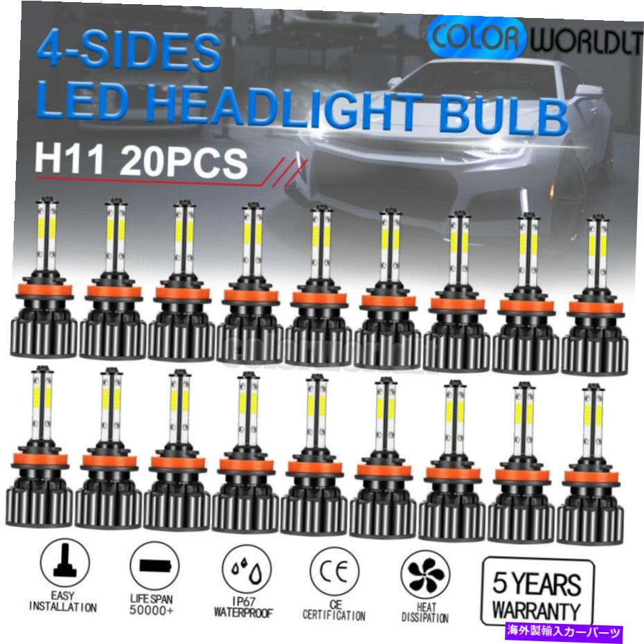 USإåɥ饤 10ڥH11 H9 H8ϥ/ OWӡ120W 52000LM LEDإåɥ饤ŵ奭å6000Kۥ磻 10...