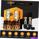 USヘッドライト Auxbeam 9007 LEDヘッドライト+ 9145霧電球はDodge Caravan Grand Caravan 01-07 AUXBE...