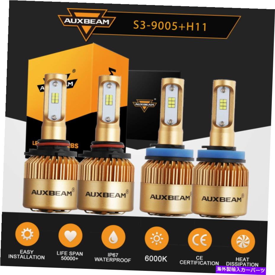 USإåɥ饤 AuxBeam 9005 H11 LEDإåɥ饤ŵӡ6000KAcura MDX AUXBEAM 9005 H11 LED Headlight Bulb High Low Beam 6000K For 2007-2013 Acura MDX