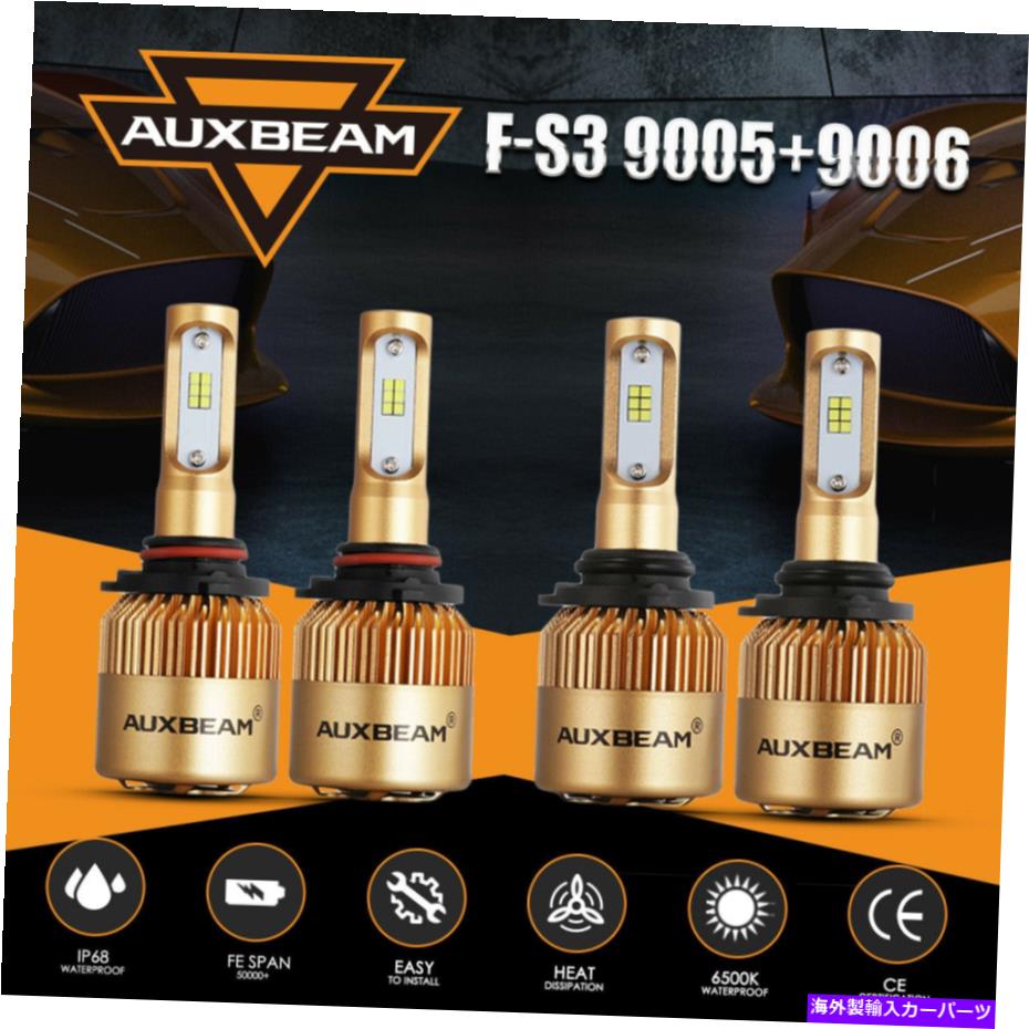 USإåɥ饤 AUXBeam 9005 9006LEDإåɥ饤ȥåȤ̸ŵ6500Kۥ磻Ȥι⤤ӡS3 AUXBEAM 9005 9006 Combo LED Headlight Kit Fog Bulbs 6500K White High Low Beam S3