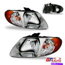 USヘッドライト '01 -07 Dodge Grand Caravan、Chrysler Town and Country Chromeのヘッドライトペア H...