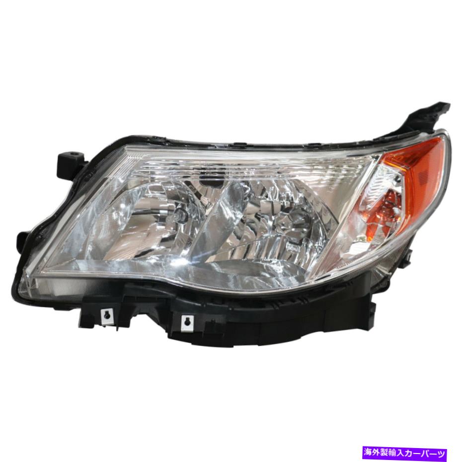 USヘッドライト 2009-2013 Subaru Foresterドライバ側W /電球の左ヘッドライトハロゲンヘッドランプ LEFT Headlight Halogen Headlamp For 2009-2013 Subaru Forester Driver Side w/bulb