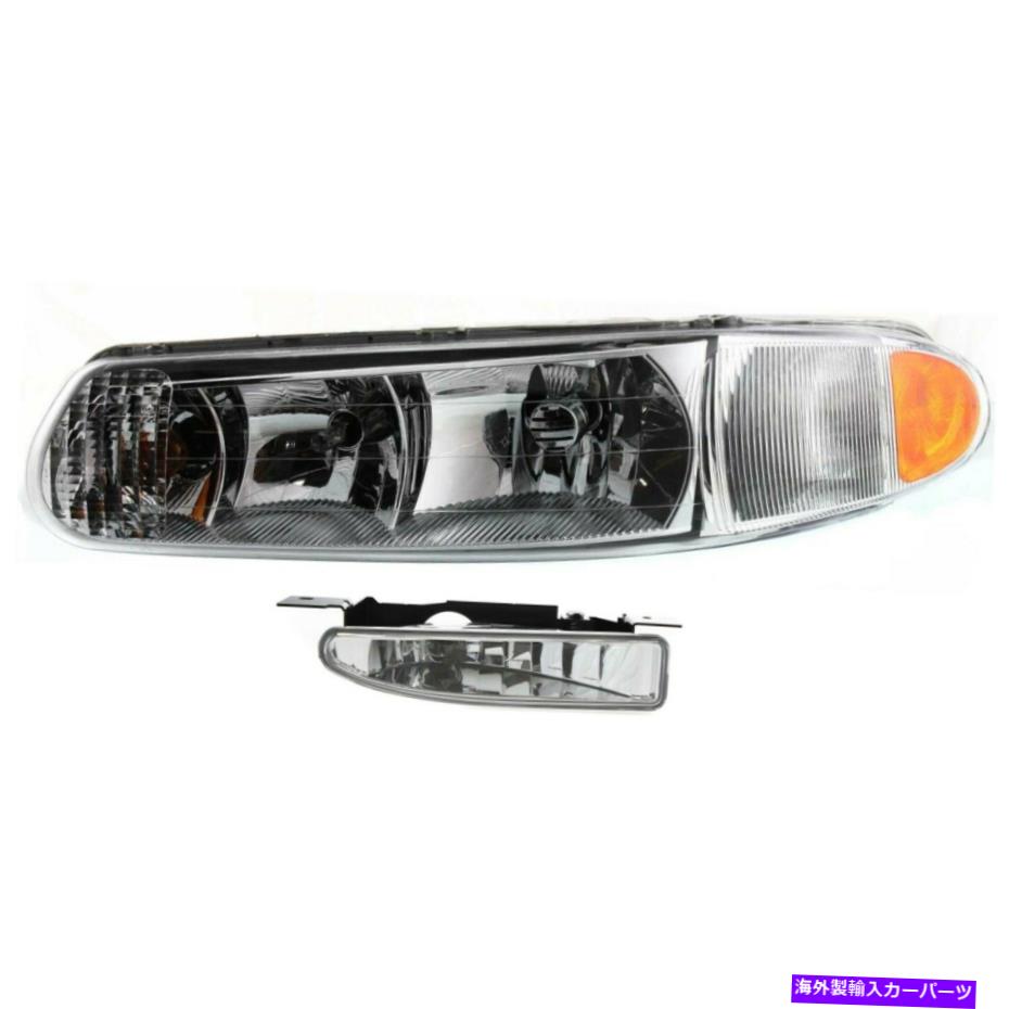 USヘッドライト 1997年から2005年のHeadlightキットBuick Century 1997-2004 Buick Regal 2 PC Headlight Kit For 1997-2005 Buick Century 1997-2004 Buick Regal Left 2pc