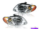 USヘッドライト 01-07 Dodge Grand Caravan Voyager Town&Country Headlights Lamps RH + LH...