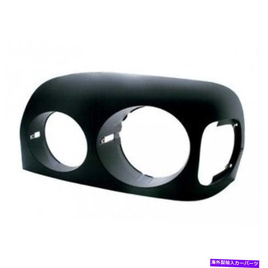 USヘッドライト FreightLiner Centuryヘッドライトベゼル - ドライバーサイド/ブラック FREIGHTLINER CENTURY HEADLIGHT BEZEL - DRIVER SIDE/ BLACK
