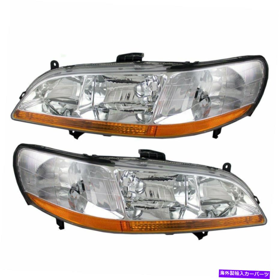 USإåɥ饤 1998ǯΥإåɥ饤ȸ򴹥å - 2002ɥڥɥ饤Сι Headlights Replacement Set for 1998 - 2002 Accord Coupe Sedan Driver Passenger