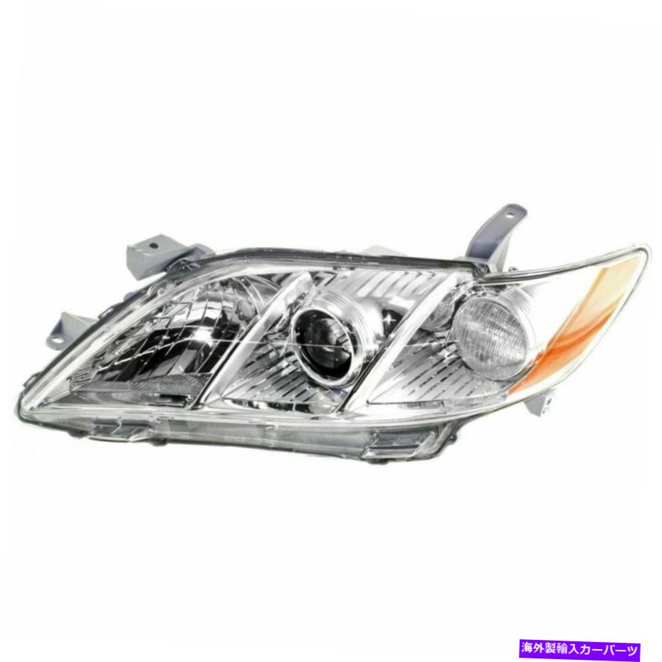 USヘッドライト 新しいドライバー側のヘッドライト、クリアレンズ。 CAMRY 07-09のためのChrome Interi..