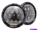 USヘッドライト Ferrari Mondial 1985 7インチラウンドクリーーLEDヘッドライトホワイト75W 9000ルーメンスH ... Ferrari Mondial 1985 7 Inch Round Cree LED Headlights White 75W 9000 Lumens H...