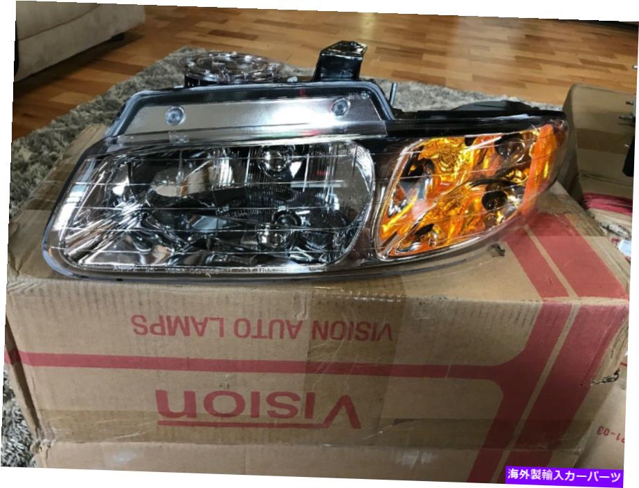 USヘッドライト キャラバンVoyagerヘッドライトレンズと電球キットDG10081A1L、DG10081A1Rペア1996-1999 Caravan Voyager Headlight Lens and Bulb Kit DG10081A1L,DG10081A1R Pair 1996-1999