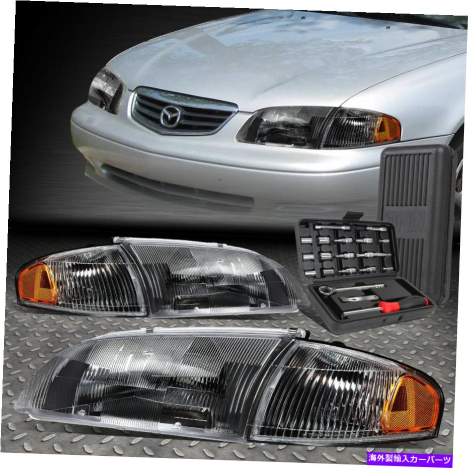 FOR 98-99 MAZDA 626 BLACK HOUSING AMBER CORNER HEADLIGHT HEAD LAMPS+TOOL SETカテゴリUSヘッドライト状態新品メーカー車種発送詳細全国一律 送料無料（※北海道、沖縄、離島は省く）商品詳細輸入商品の為、英語表記となります。Condition: NewBrand: Speed DaddyInterchange Part Number: GD8A51040A GD8A51040AP1 GD8A51030A GD8A51030AP1 1998 1999Manufacturer Part Number: SDD-HLOH063BKAM+888Other Part Number: MA2502115 MA2503115Placement on Vehicle: Front, Left, RightHousing Color: BlackSuperseded Part Number: SDD-HLOH063BKAM+888Bulb Size: H4 High / Low BeamLamp Type: HalogenFitment Type: Direct ReplacementTurn Signal: 1157ABulbs Included: No. Reuse Existing BulbsParking Light: 1157A 条件：新品ブランド：スピードパパインターチェンジ部品番号：GD8A51040A GD8A51040AP1 GD8A51030A GD8A51030AP1 1998 1999メーカー部品番号：SDD-HLOH063BKAM + 888その他の型番：MA2502115 MA2503115車両への配置：前面、左、右ハウジングカラー：ブラック置き換えられた部品番号：SDD-HLOH063BKAM + 888電球サイズ：H4 High / Low Beamランプタイプ：ハロゲンフィットメントタイプ：直接交換回転信号：1157A電球が含まれています：いいえ既存の電球を再利用するパーキングライト：1157A《ご注文前にご確認ください》■海外輸入品の為、NC・NRでお願い致します。■取り付け説明書は基本的に付属しておりません。お取付に関しましては専門の業者様とご相談お願いいたします。■通常2〜4週間でのお届けを予定をしておりますが、天候、通関、国際事情により輸送便の遅延が発生する可能性や、仕入・輸送費高騰や通関診査追加等による価格のご相談の可能性もございますことご了承いただいております。■海外メーカーの注文状況次第では在庫切れの場合もございます。その場合は弊社都合にてキャンセルとなります。■配送遅延、商品違い等によってお客様に追加料金が発生した場合や取付け時に必要な加工費や追加部品等の、商品代金以外の弊社へのご請求には一切応じかねます。■弊社は海外パーツの輸入販売業のため、製品のお取り付けや加工についてのサポートは行っておりません。専門店様と解決をお願いしております。■大型商品に関しましては、配送会社の規定により個人宅への配送が困難な場合がございます。その場合は、会社や倉庫、最寄りの営業所での受け取りをお願いする場合がございます。■輸入消費税が追加課税される場合もございます。その場合はお客様側で輸入業者へ輸入消費税のお支払いのご負担をお願いする場合がございます。■商品説明文中に英語にて”保証”関する記載があっても適応はされませんのでご了承ください。■海外倉庫から到着した製品を、再度国内で検品を行い、日本郵便または佐川急便にて発送となります。■初期不良の場合は商品到着後7日以内にご連絡下さいませ。■輸入商品のためイメージ違いやご注文間違い当のお客様都合ご返品はお断りをさせていただいておりますが、弊社条件を満たしている場合はご購入金額の30％の手数料を頂いた場合に限りご返品をお受けできる場合もございます。(ご注文と同時に商品のお取り寄せが開始するため)（30％の内訳は、海外返送費用・関税・消費全負担分となります）■USパーツの輸入代行も行っておりますので、ショップに掲載されていない商品でもお探しする事が可能です。お気軽にお問い合わせ下さいませ。[輸入お取り寄せ品においてのご返品制度・保証制度等、弊社販売条件ページに詳細の記載がございますのでご覧くださいませ]&nbsp;