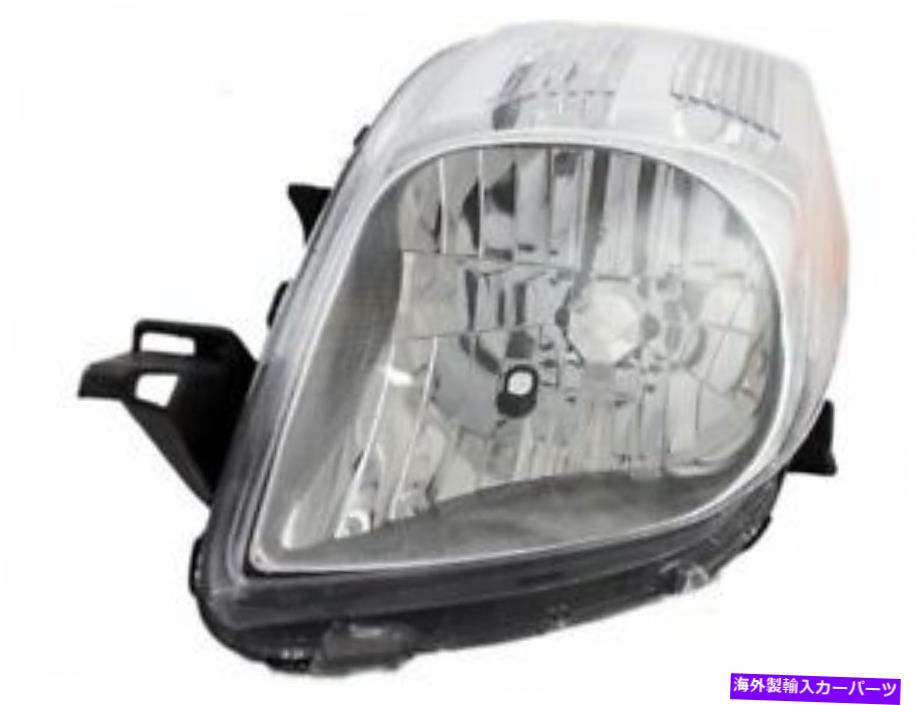 楽天Us Custom Parts Shop USDMUSヘッドライト 2007年から2008年のToyota Yaris V986TVのための左ヘッドライトアセンブリ Left Headlight Assembly For 2007-2008 Toyota Yaris V986TV