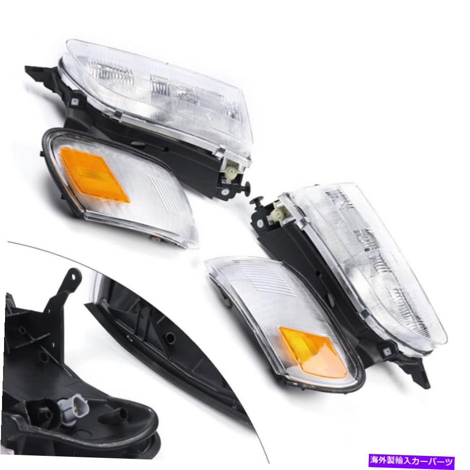 Left + Right Headlight Pair Corner Headlamp For 1993-97 Toyota Corolla 1.6L 1.8LカテゴリUSヘッドライト状態新品メーカー車種発送詳細全国一律 送料無料（※北海道、沖縄、離島は省く）商品詳細輸入商品の為、英語表記となります。Condition: NewBrand: UnbrandedHeadlight Style: Factory DOT and SAE StandardsManufacturer Part Number: TO2502107 TO2503107 TO2550106 TO2551106Lens Color: ClearInterchange Part Number: 81110-1E221, 8111081620Housing Color: Chrome (Crystal)Placement on Vehicle: Front, Left, RightBulb Type: HalogenFitment Type: Direct ReplacementHeadlight Bulb: Reuse Original BulbsWarranty: 3 YearFits: 93-97 Toyota CorollaLens: Heavy Duty PolycarbonateAssembly Type(2): SealedAssembly Type: CompositeInstallation Instructions: Not includedUPC: Does not apply 条件：新品ブランド：盗売されていないヘッドライトスタイル：ファクトリードットとSAE規格製造者部品番号：TO2502107~2503107 ~2550106~2551106.レンズカラー：クリアインターチェンジ部品番号：81110-1E221,8111081620住宅カラー：クロム（クリスタル）車両への配置：前面、左、右電球タイプ：ハロゲンフィットメントタイプ：直接交換ヘッドライト電球：元の電球を再利用してください保証：3歳フィット：93-97トヨタカローラレンズ：頑丈なポリカーボネート組み立てタイプ（2）：シールした組み立てタイプ：コンポジットインストール手順：含まれていませんUPC：適用しません《ご注文前にご確認ください》■海外輸入品の為、NC・NRでお願い致します。■取り付け説明書は基本的に付属しておりません。お取付に関しましては専門の業者様とご相談お願いいたします。■通常2〜4週間でのお届けを予定をしておりますが、天候、通関、国際事情により輸送便の遅延が発生する可能性や、仕入・輸送費高騰や通関診査追加等による価格のご相談の可能性もございますことご了承いただいております。■海外メーカーの注文状況次第では在庫切れの場合もございます。その場合は弊社都合にてキャンセルとなります。■配送遅延、商品違い等によってお客様に追加料金が発生した場合や取付け時に必要な加工費や追加部品等の、商品代金以外の弊社へのご請求には一切応じかねます。■弊社は海外パーツの輸入販売業のため、製品のお取り付けや加工についてのサポートは行っておりません。専門店様と解決をお願いしております。■大型商品に関しましては、配送会社の規定により個人宅への配送が困難な場合がございます。その場合は、会社や倉庫、最寄りの営業所での受け取りをお願いする場合がございます。■輸入消費税が追加課税される場合もございます。その場合はお客様側で輸入業者へ輸入消費税のお支払いのご負担をお願いする場合がございます。■商品説明文中に英語にて”保証”関する記載があっても適応はされませんのでご了承ください。■海外倉庫から到着した製品を、再度国内で検品を行い、日本郵便または佐川急便にて発送となります。■初期不良の場合は商品到着後7日以内にご連絡下さいませ。■輸入商品のためイメージ違いやご注文間違い当のお客様都合ご返品はお断りをさせていただいておりますが、弊社条件を満たしている場合はご購入金額の30％の手数料を頂いた場合に限りご返品をお受けできる場合もございます。(ご注文と同時に商品のお取り寄せが開始するため)（30％の内訳は、海外返送費用・関税・消費全負担分となります）■USパーツの輸入代行も行っておりますので、ショップに掲載されていない商品でもお探しする事が可能です。お気軽にお問い合わせ下さいませ。[輸入お取り寄せ品においてのご返品制度・保証制度等、弊社販売条件ページに詳細の記載がございますのでご覧くださいませ]&nbsp;