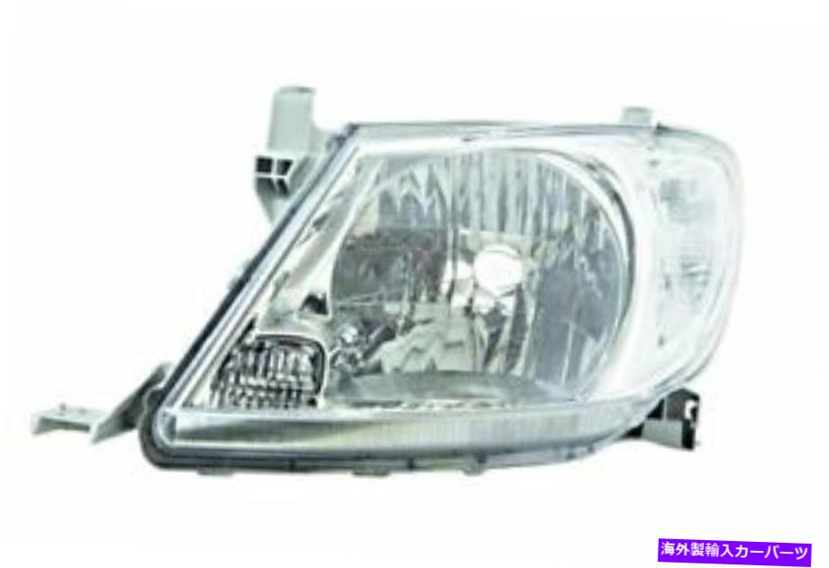 USヘッドライト TOYOTA HILUX VIGO 2008 - 手動電動ヘッドライトフロントランプドライバ側LH Toyota Hilux Vigo 2008- Manual Electric Headlight Front Lamp Driver Side LEFT LH