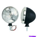 USヘッドライト ブラックダイエットタイプヘッドライト、ハロゲン電球 Black Dietz Type Headlights, Halogen Bulb