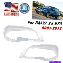 USヘッドライト 1ペアカークリアヘッドライトレンズカバーの交換用BMW X5 E70 2008-2013ランプ 1 Pair Car Clear Headlight Lens Cover Replacement for BMW X5 E70 2008-2013 Lamp