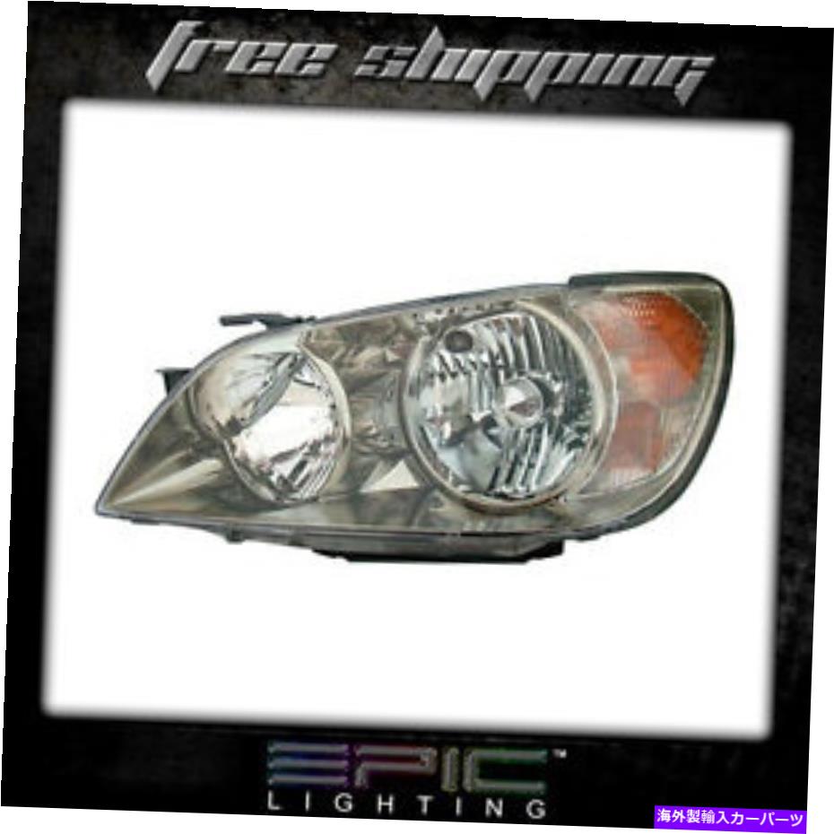USヘッドライト FITS 2004-05 Lexus IS-300ヘッドライトヘッドランプドライバ側のみ Fits 2004-05 LEXUS IS-300 Headlight Headlamp Driver Side Left Only