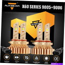 USヘッドライト Auxbeam LEDヘッドライト9005 9006コンボパックGMC Sierra 1500 2500 HD 1995-2006 AUXBEAM LED Headlight 9005 9006 Combo Pack for GMC Sierra 1500 2500 HD 1995-2006