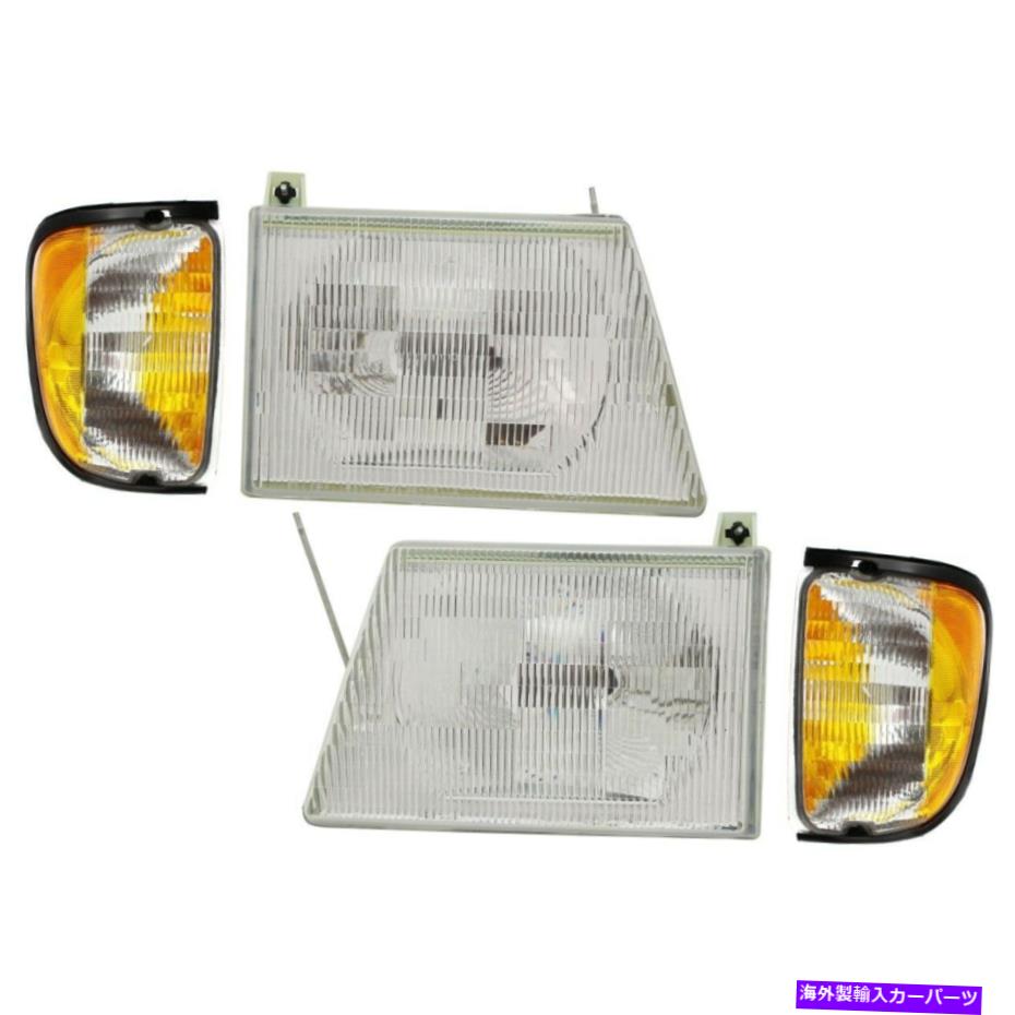 USإåɥ饤 2003ǯ2003ǯFORD E-150ɥ饤СȾҤΤΥإåɥ饤ȥå12/02/02 Headlight Kit For 2003-2003 Ford E-150 Driver and Passenger Built Up To 12/02/02