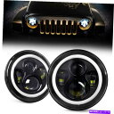 USヘッドライト 2xH4 LED車のヘッドライト7 'インチ丸いプロジェクターDRLライト、シボレーカマロ 2xH4 LED Car Headlight 7'...