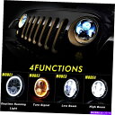 USヘッドライト Chevrolet Camaroのための2倍のLEDカーヘッドライト7 'インチラウンドプロジェクターDRLライト 2X LED CarHea...