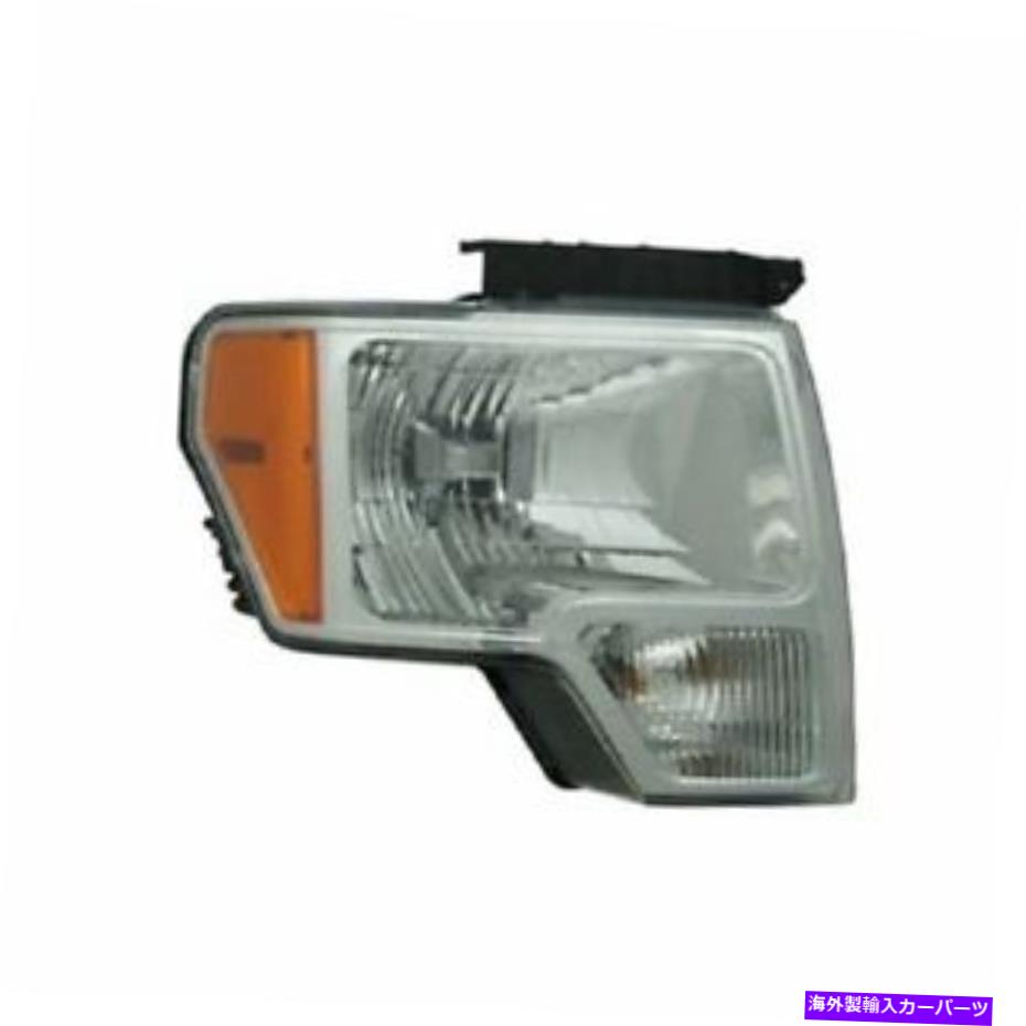 USヘッドライト 旅客側右RHヘッドランプW /アルミ製ベゼルFITS 2009フォードピックアップF-150 Passenger Side Right RH Headlamp W/ Aluminum Bezel fits 2009 Ford Pickup F-150