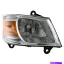 USヘッドライト 2008年2009年2009年2月のDodge Grand Caravan SE C / V SXT右電球付 Headlight For 20...