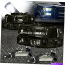 USヘッドライト 燻製ハウジングヘッドライトクリアコーナー+ 99-02 Silveradoのための6000KホワイトLEDシステム SMOKED HOUSING HEADLIGHT CLEAR CORNER+6000K WHITE LED SYSTEM FOR 99-02 SILVERADO(2)