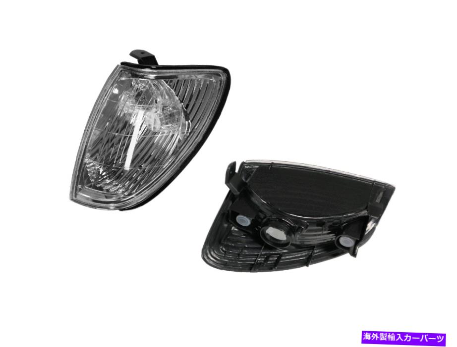 USヘッドライト Toyota Landcruiser 100シリーズ（1998-2005）用コーナーライトクリスタルペア Corner Lights Crystal Pair For Toyota Landcruiser 100 Series (1998-2005)